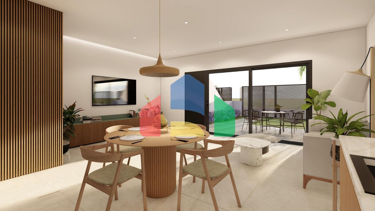 Бунгало новой постройки в Ло Паган: Современная жизнь рядом с пляжем