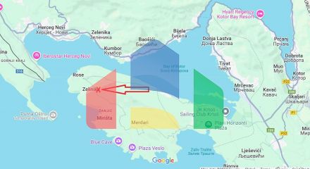 Участок с UTU и частичным видом на море, Мркови, Луштица