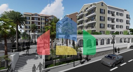 Apartments in new complex in Tivat