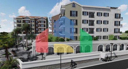 Apartments in new complex in Tivat