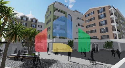 Apartments in new complex in Tivat