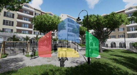 Apartments in new complex in Tivat