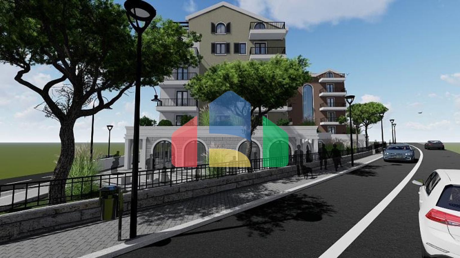 Квартиры в новом комплексе в Тивате