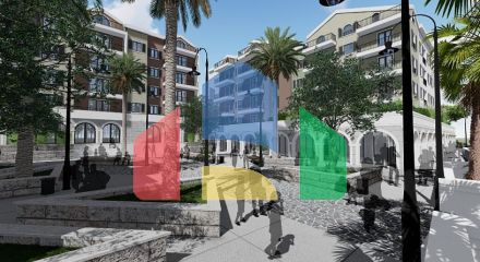 Квартиры в новом комплексе в Тивате