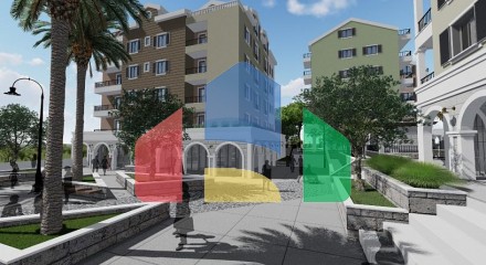 Apartments in new complex in Tivat