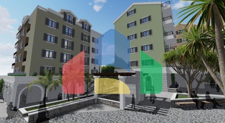 Apartments in new complex in Tivat