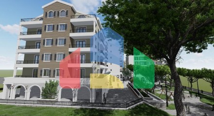 Apartments in new complex in Tivat