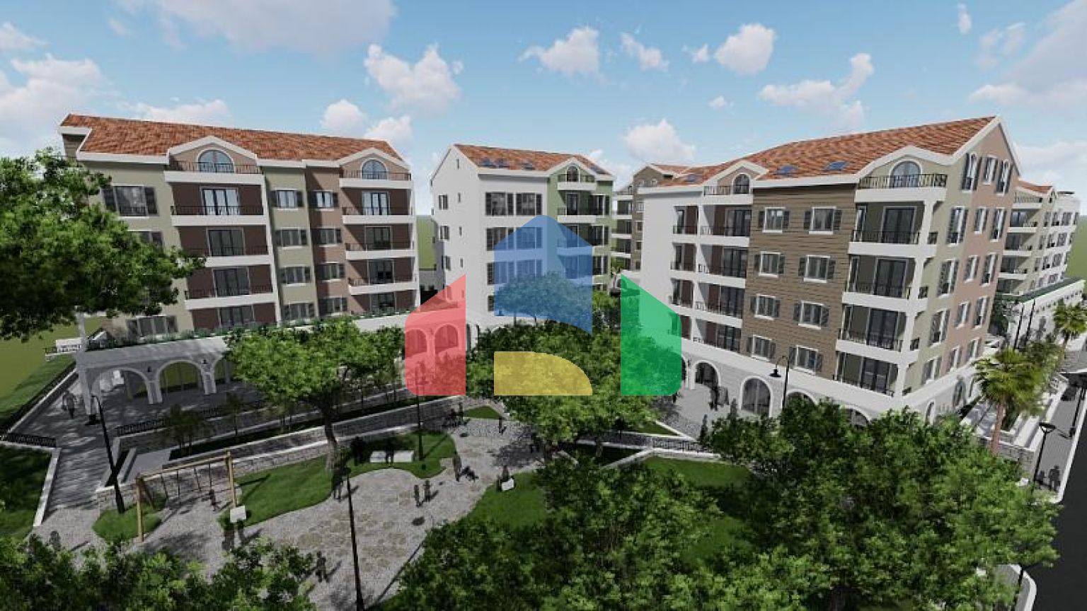 Квартиры в новом комплексе в Тивате