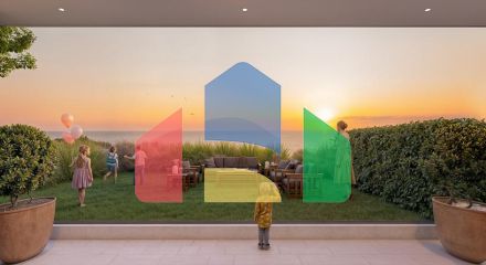 Апартаменты в Баре с бассейном и захватывающим видом на море