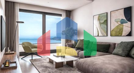 Апартаменты в Баре с бассейном и захватывающим видом на море