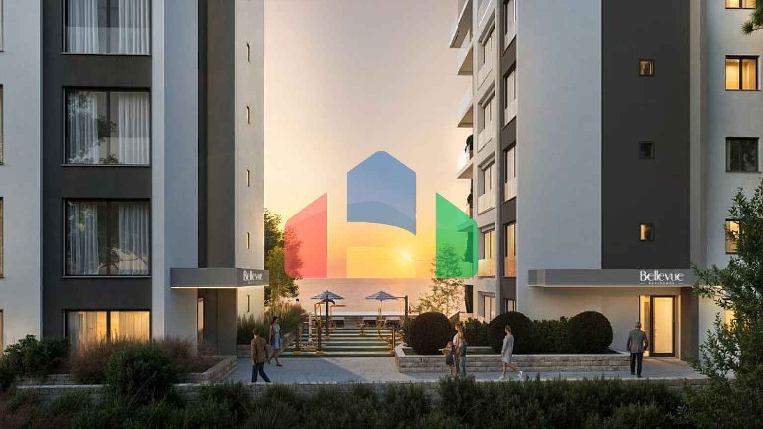 Апартаменты в Баре с бассейном и захватывающим видом на море