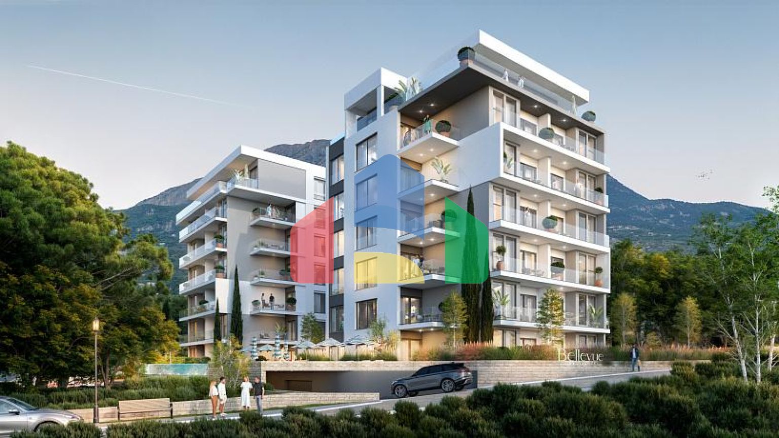 Апартаменты в Баре с бассейном и захватывающим видом на море