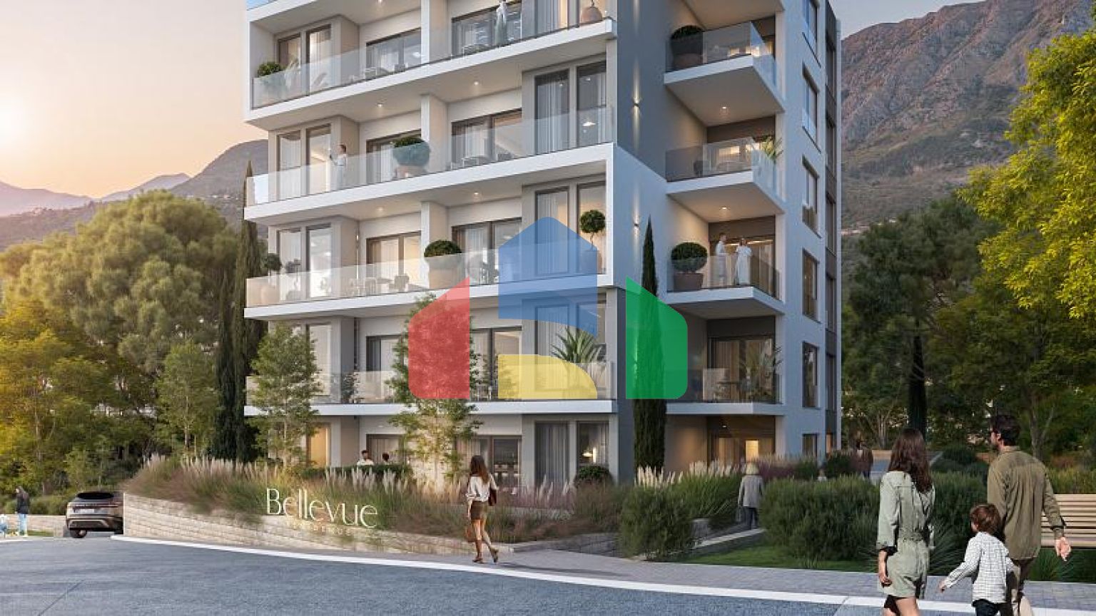 Апартаменты в Баре с бассейном и захватывающим видом на море