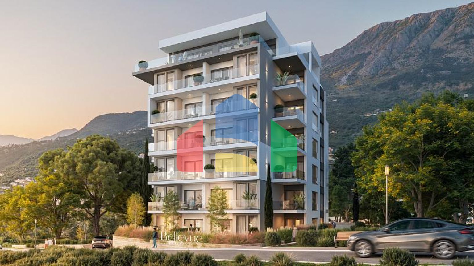 Апартаменты в Баре с бассейном и захватывающим видом на море