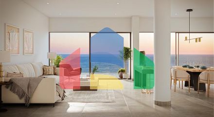 Апартаменты в Баре с бассейном и захватывающим видом на море