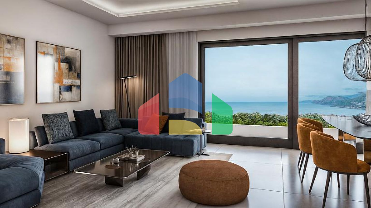 Апартаменты в Баре с бассейном и захватывающим видом на море