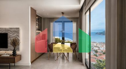 Апартаменты в Баре с бассейном и захватывающим видом на море