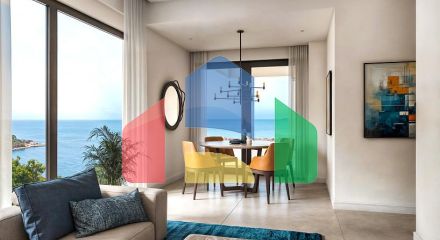 Апартаменты в Баре с бассейном и захватывающим видом на море