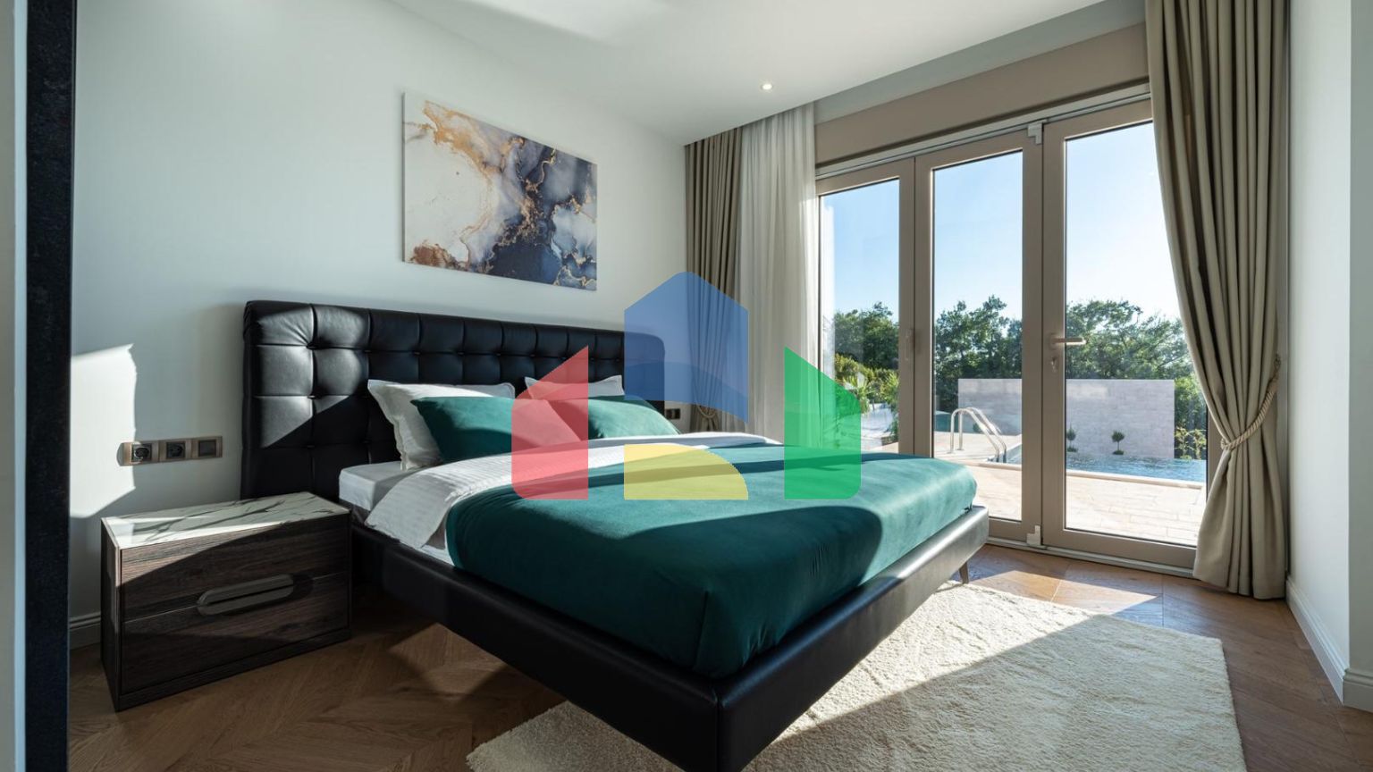 Вилла в Кримовице с 4 спальнями и бассейном с видом на море.