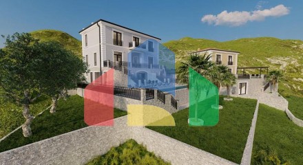 Urbanized plot for sale in Kotor with a view of the bay