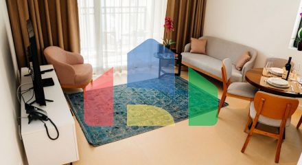 Apartment in a new complex on the 1st line in Rafailovici