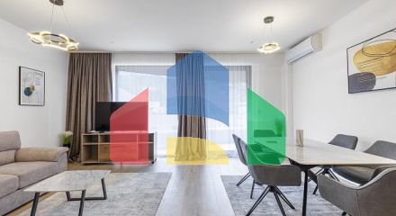 Апартаменты на 1 этаже площадью 81 м² с 2 спальнями и 2 санузлами