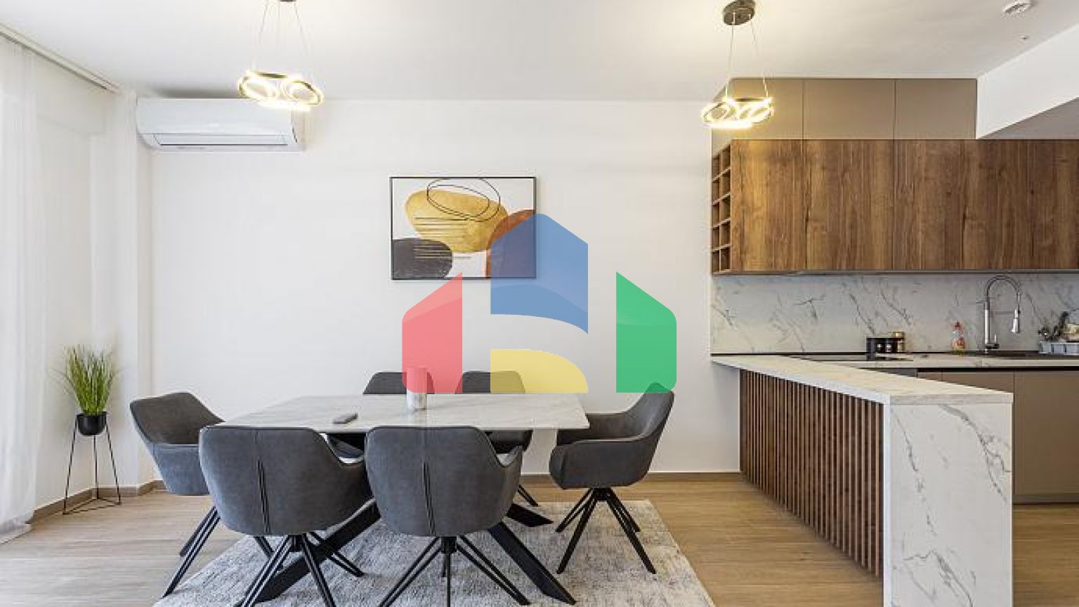 Апартаменты на 1 этаже площадью 81 м² с 2 спальнями и 2 санузлами