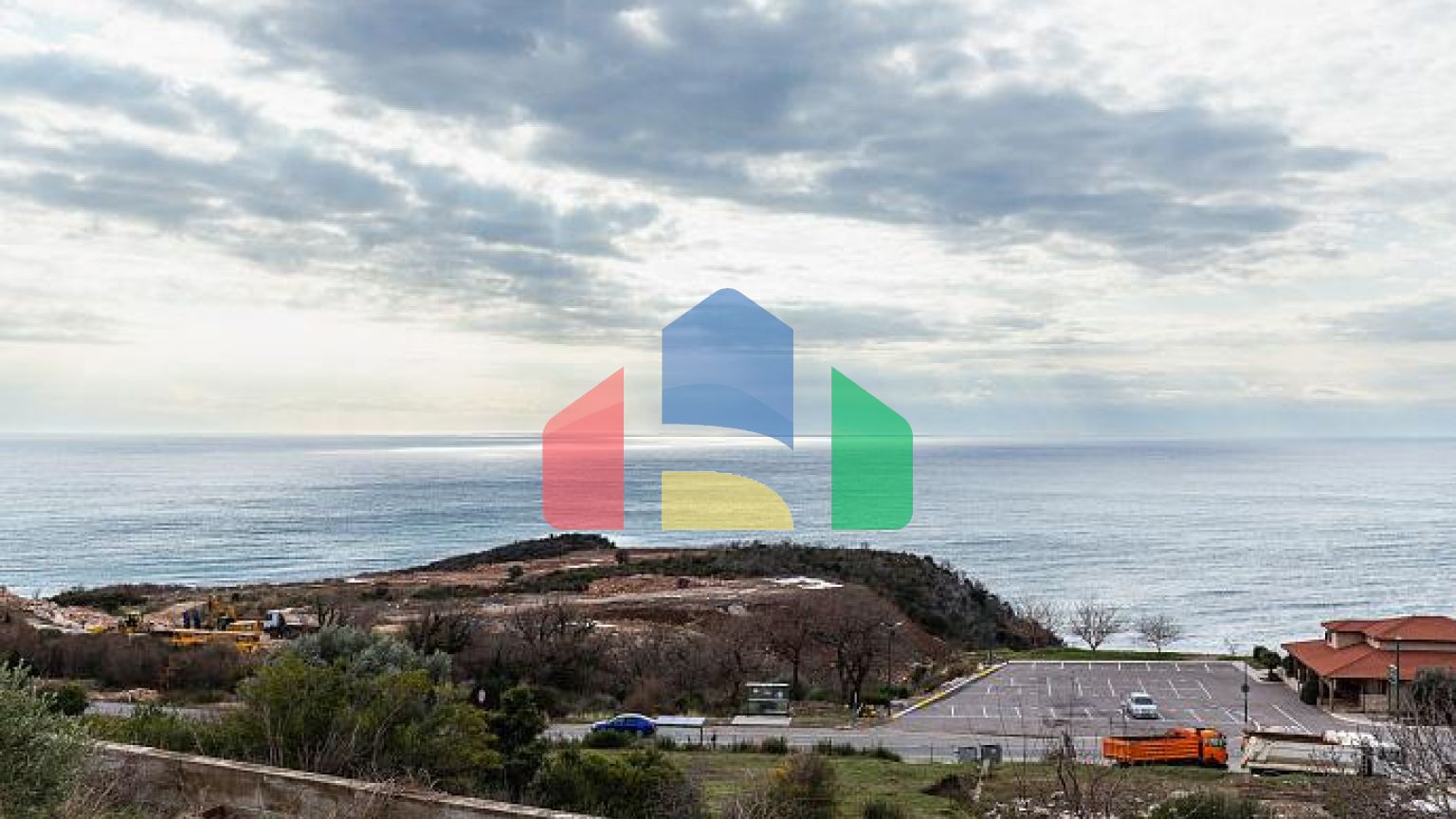 Просторный 3-этажный дом с видом на море в Близикуче