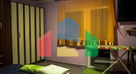House with a plot and a panoramic view of Budva