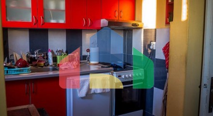House with a plot and a panoramic view of Budva