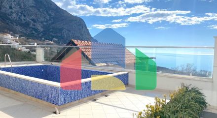 Роскошная вилла с видом на море и бассейном в Близикуче