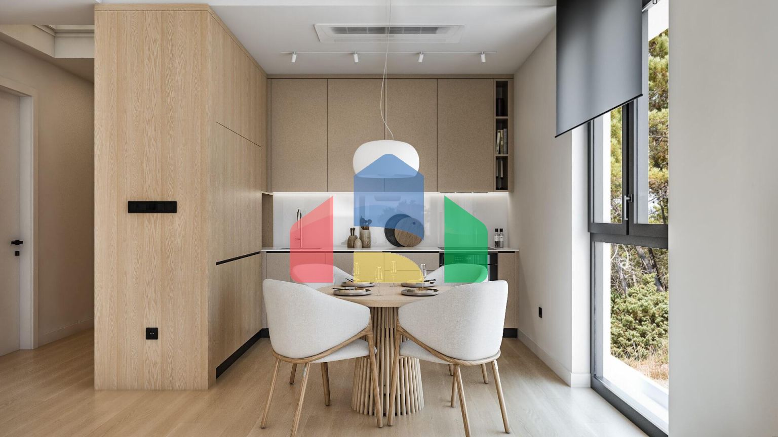 Просторная квартира с панорамной террасой — Режевичи, Будванская Ривьера