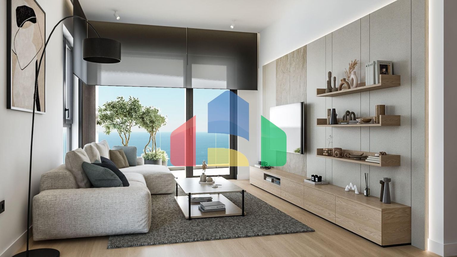 Просторная квартира с панорамной террасой — Режевичи, Будванская Ривьера