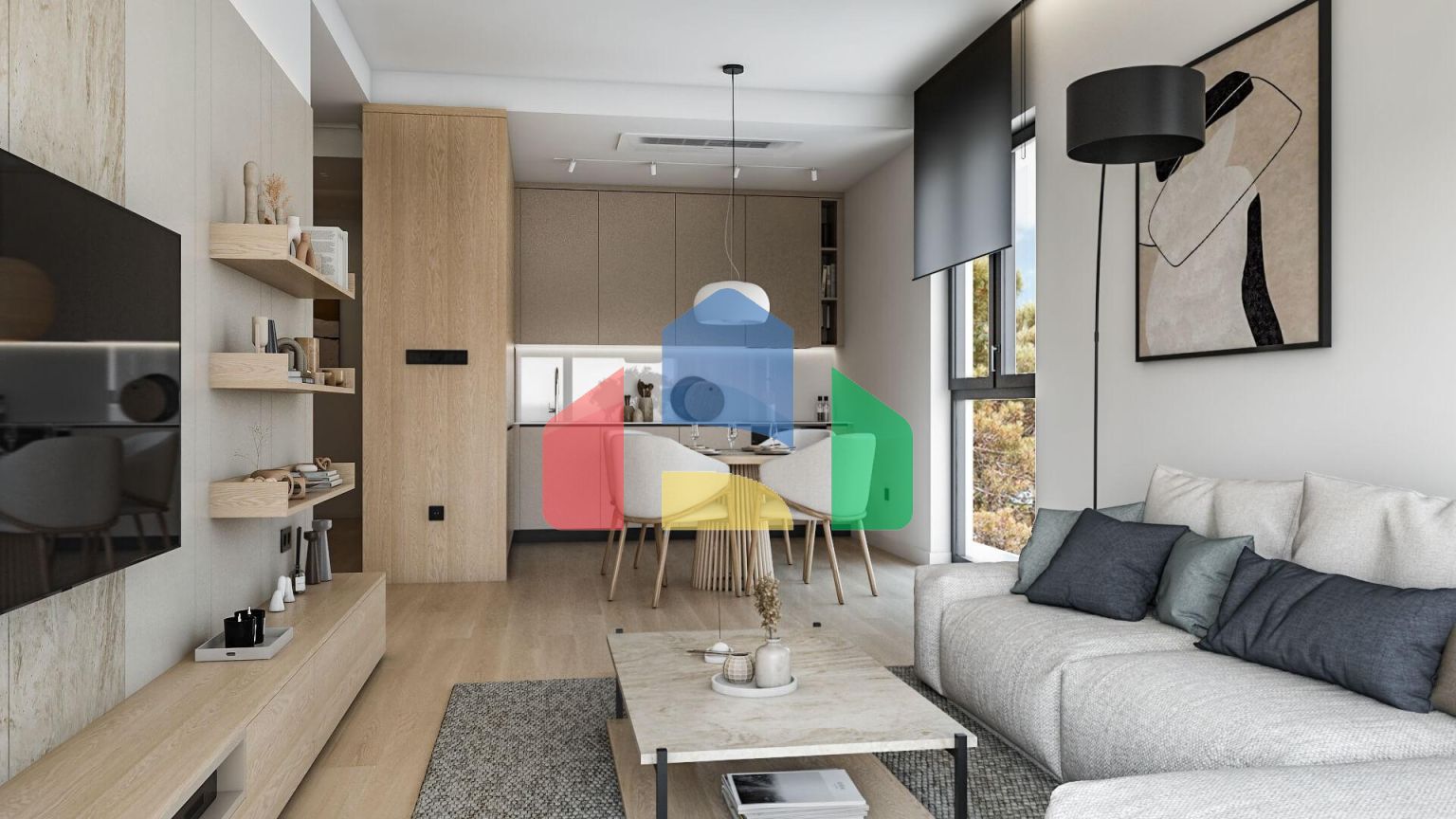 Просторная квартира с панорамной террасой — Режевичи, Будванская Ривьера