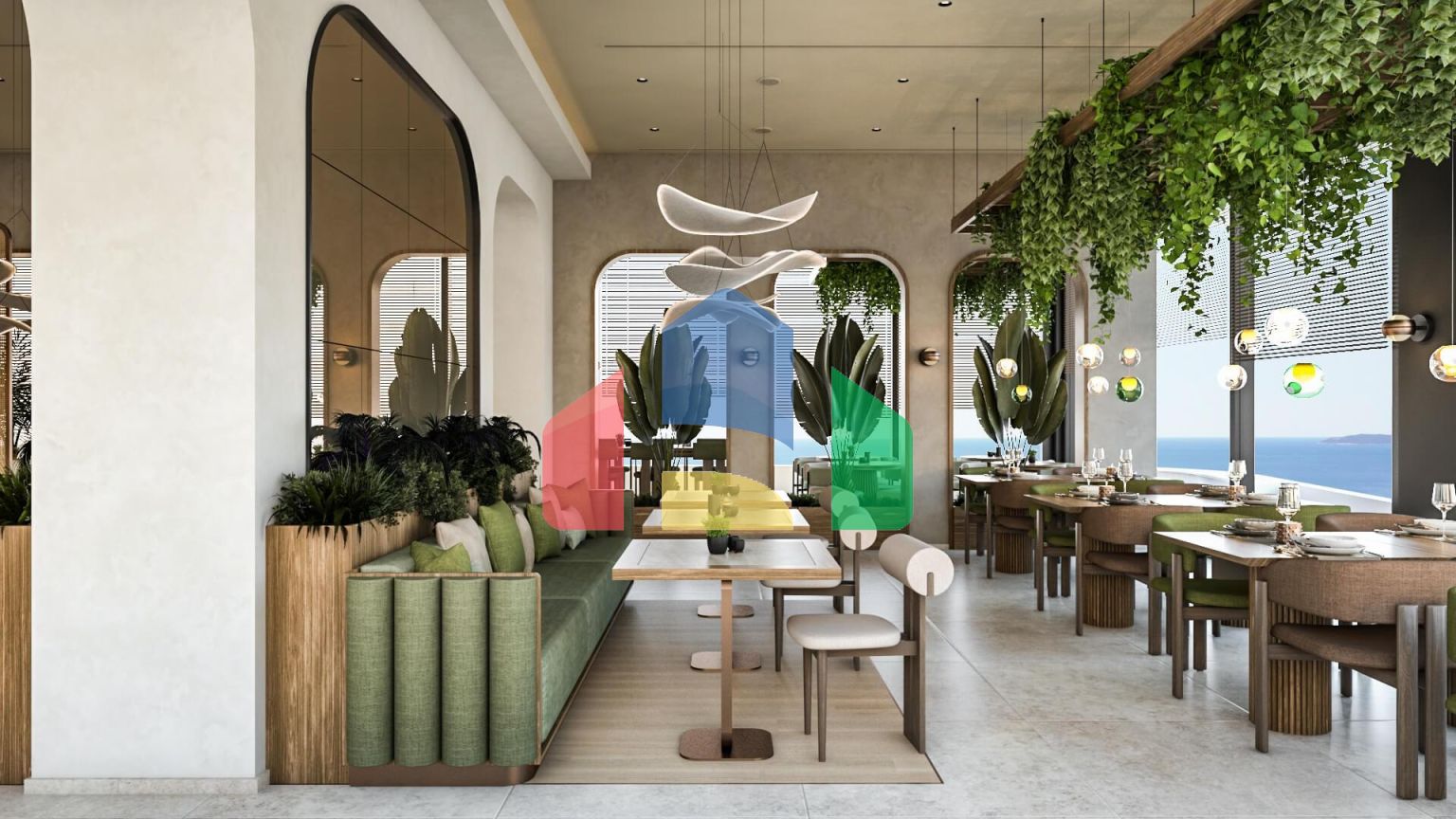 Просторная квартира с панорамной террасой — Режевичи, Будванская Ривьера