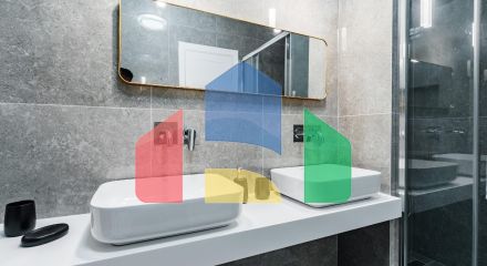 Таунхаус с панорамным видом на море в закрытой резиденции в Будванской ривьере