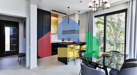 Townhouse with panoramic views of the Adriatic Sea in a gated complex in the Budva Riviera