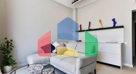 Таунхаус с панорамным видом на Адриатическое море в закрытом комплексе в Будванской ривьере