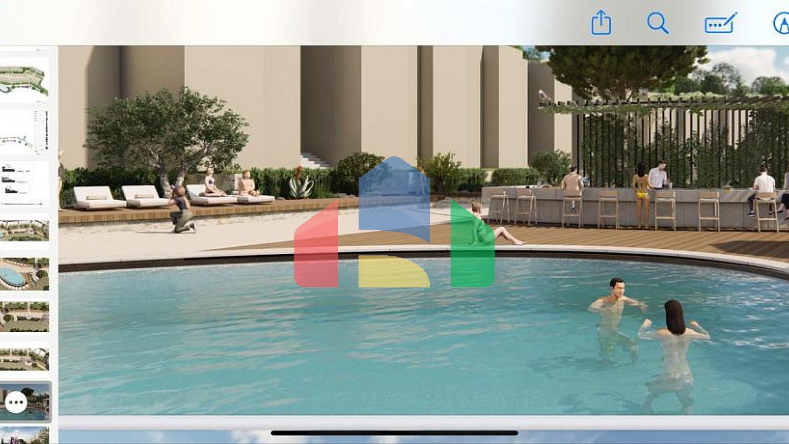 таунхаусы и виллы в Режевичи в жилом Премиум  комплексе с подземным паркингом и бассейнами