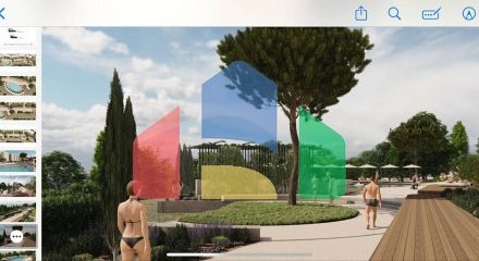 таунхаусы и виллы в Режевичи в жилом Премиум  комплексе с подземным паркингом и бассейнами