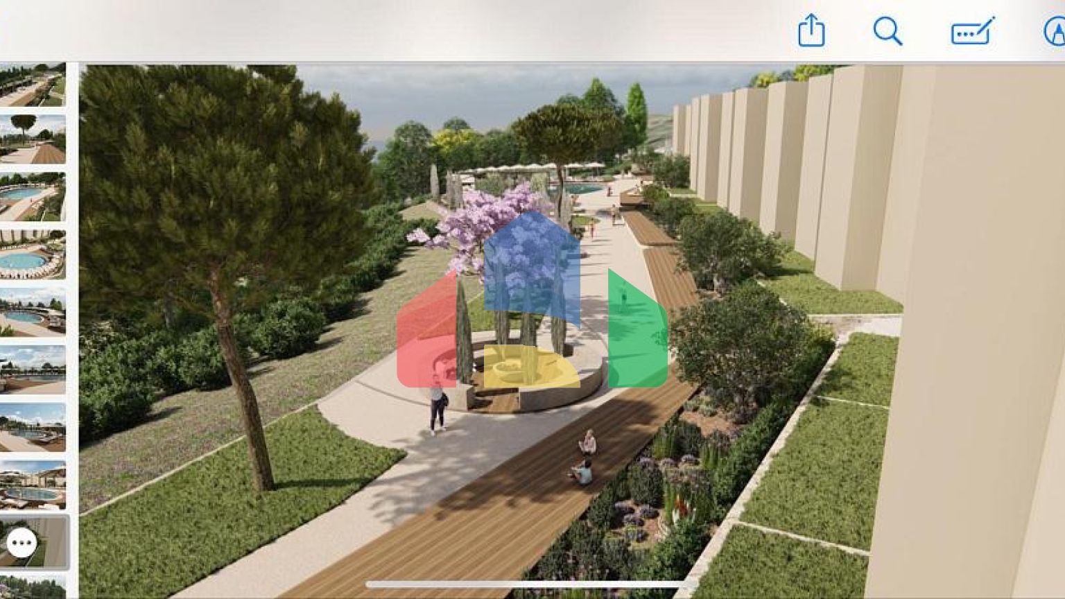 таунхаусы и виллы в Режевичи в жилом Премиум  комплексе с подземным паркингом и бассейнами