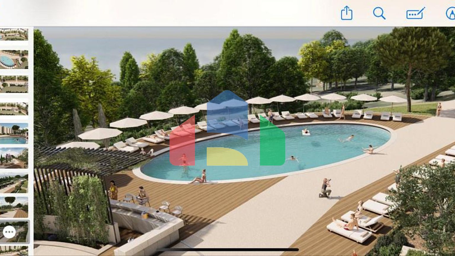 таунхаусы и виллы в Режевичи в жилом Премиум  комплексе с подземным паркингом и бассейнами