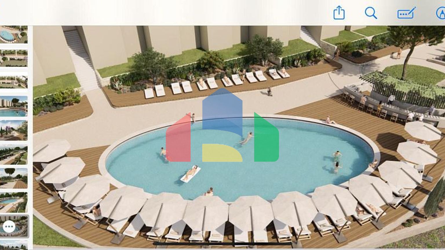 таунхаусы и виллы в Режевичи в жилом Премиум  комплексе с подземным паркингом и бассейнами