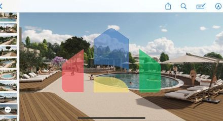 таунхаусы и виллы в Режевичи в жилом Премиум  комплексе с подземным паркингом и бассейнами