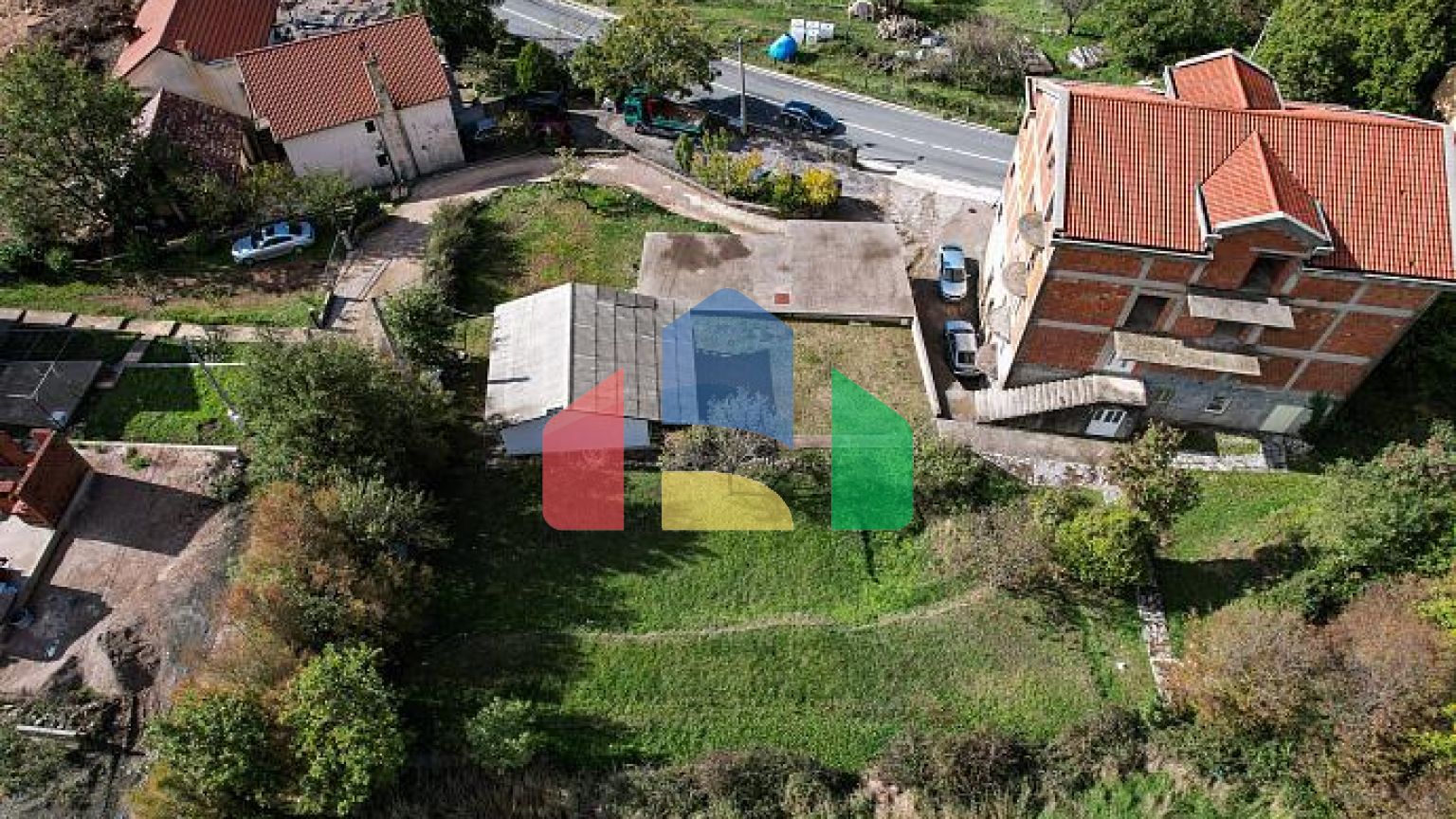 Участок с видом на море и собственным источником воды – Лапчичи, 1,000 м²