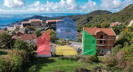 Участок с видом на море и собственным источником воды – Лапчичи, 1,000 м²