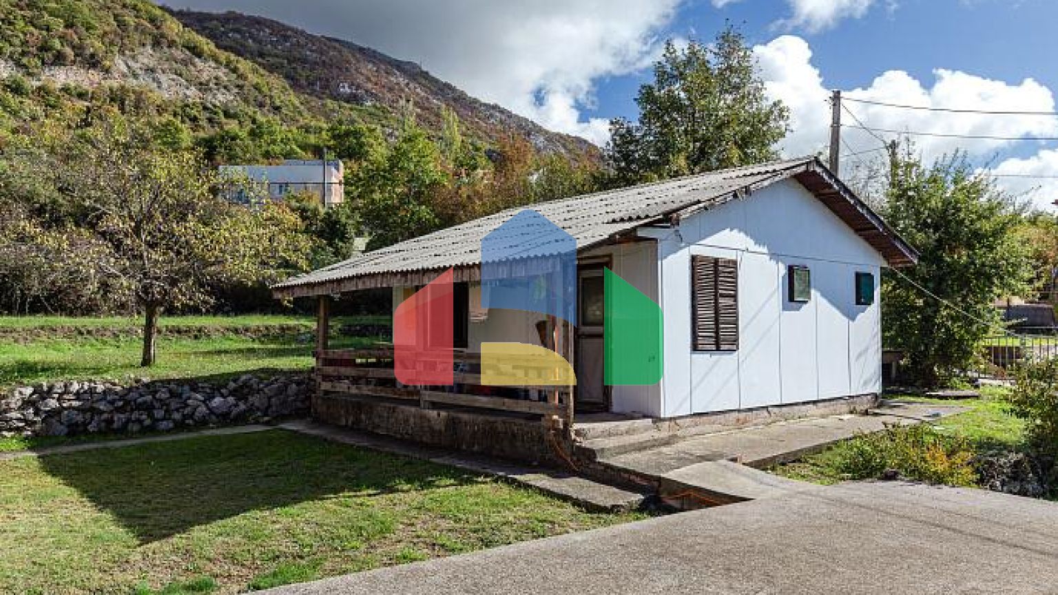 Участок с видом на море и собственным источником воды – Лапчичи, 1,000 м²