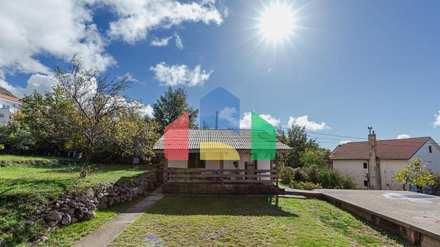 Участок с видом на море и собственным источником воды – Лапчичи, 1,000 м²