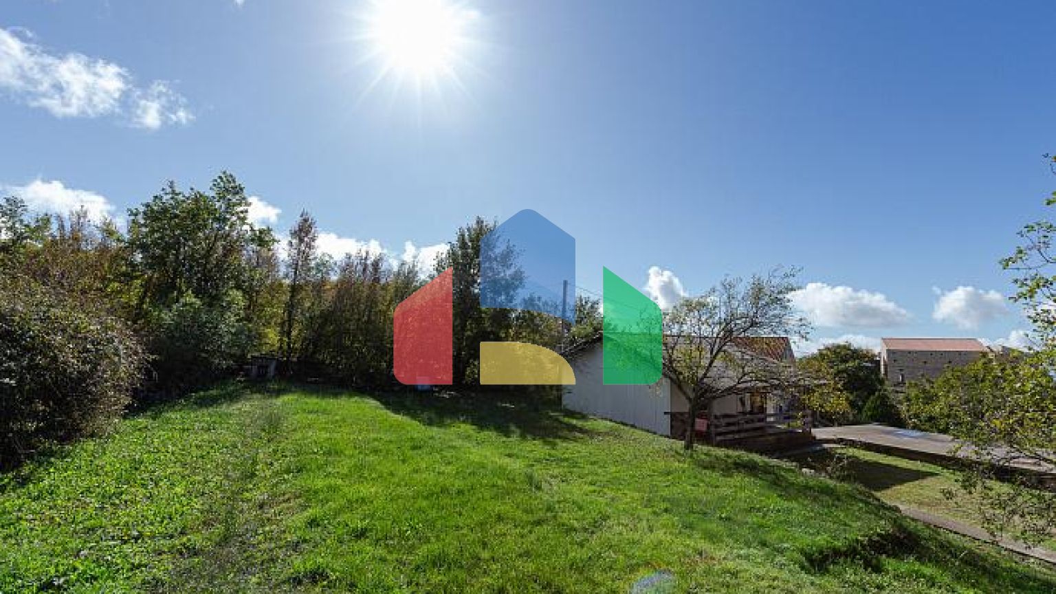 Участок с видом на море и собственным источником воды – Лапчичи, 1,000 м²