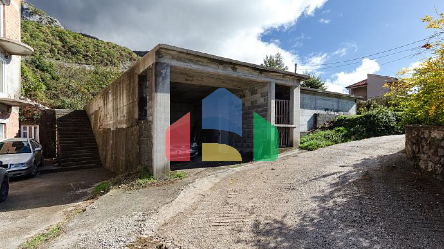 Участок с видом на море и собственным источником воды – Лапчичи, 1,000 м²